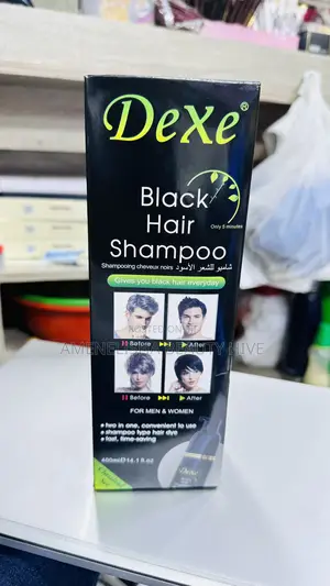 Dexe Black Hair Shampoo Tube