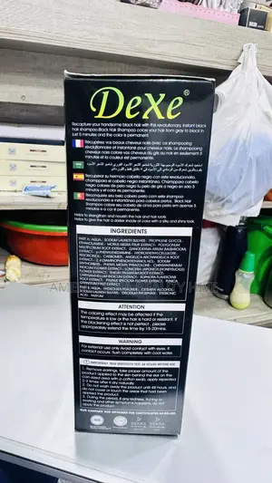Dexe Black Hair Shampoo Tube