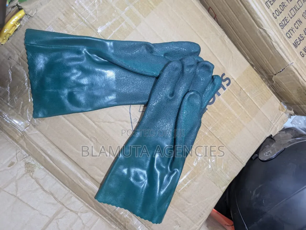 PVC Gloves Green
