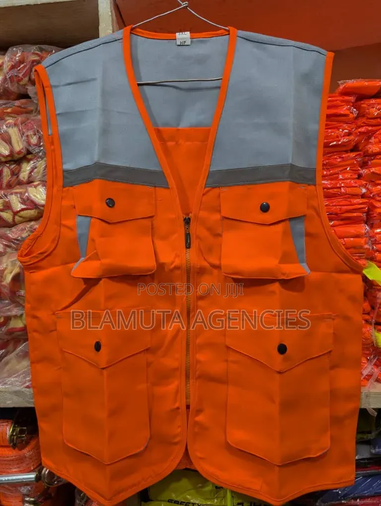 Reflective Jackets Orange and Grey