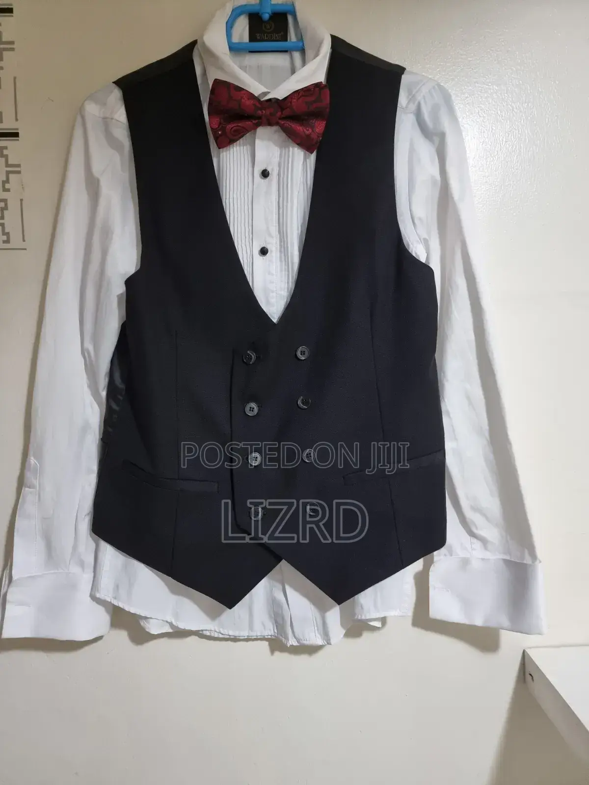 Turkish Men's Suit Set (Jacket 44 / Pants 30)+Extra White Shirt-Size-S