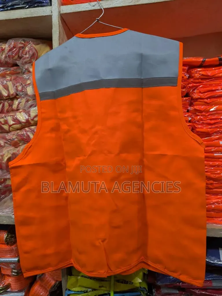 Reflector Jackets Orange and Grey Heavy Duty