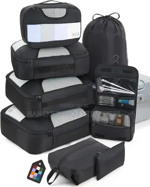 Multi-Piece Travel Packing Cube Set.