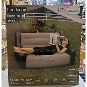 Inflatable Leisure Chair With Wide, Ergonomic Armrests