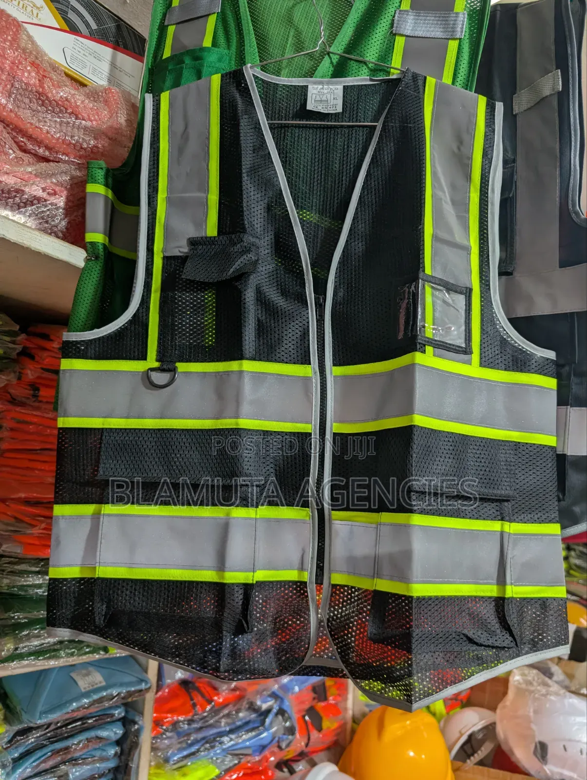 Reflector Jackets Heavy Duty Black