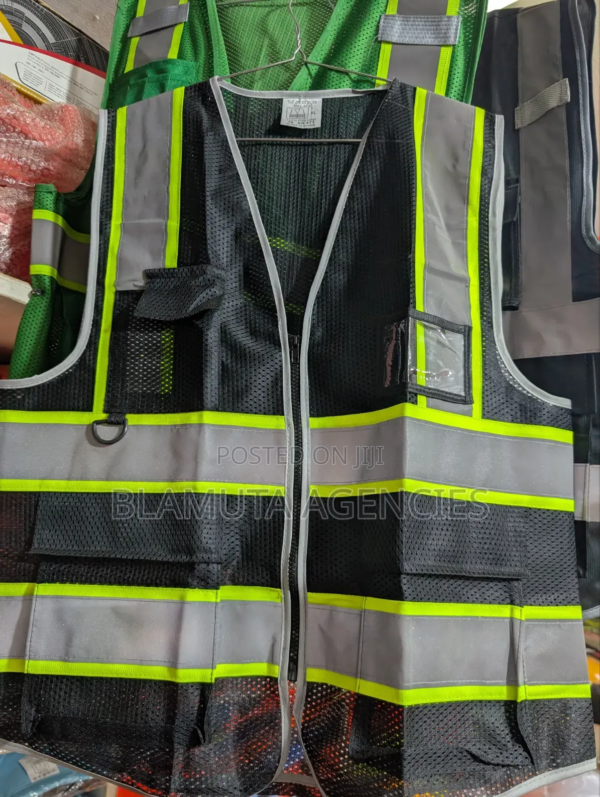 Reflector Jackets Heavy Duty Black