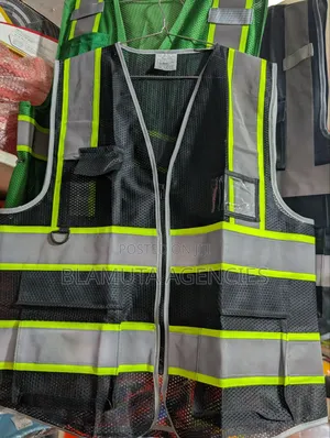 Reflector Jackets Heavy Duty Black