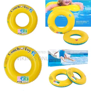 70CM Rubber Swimming Ring Pool Float: Kids and Adults Inflatable
