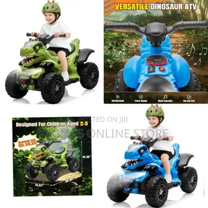 Track Seven 12V Kids Dinosuar Ride on ATV, Ride on Toy, Dinosaur