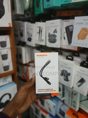 Porodo Lightening Yo Audio and Charger Adapter