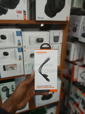 Porodo Lightening Yo Audio and Charger Adapter