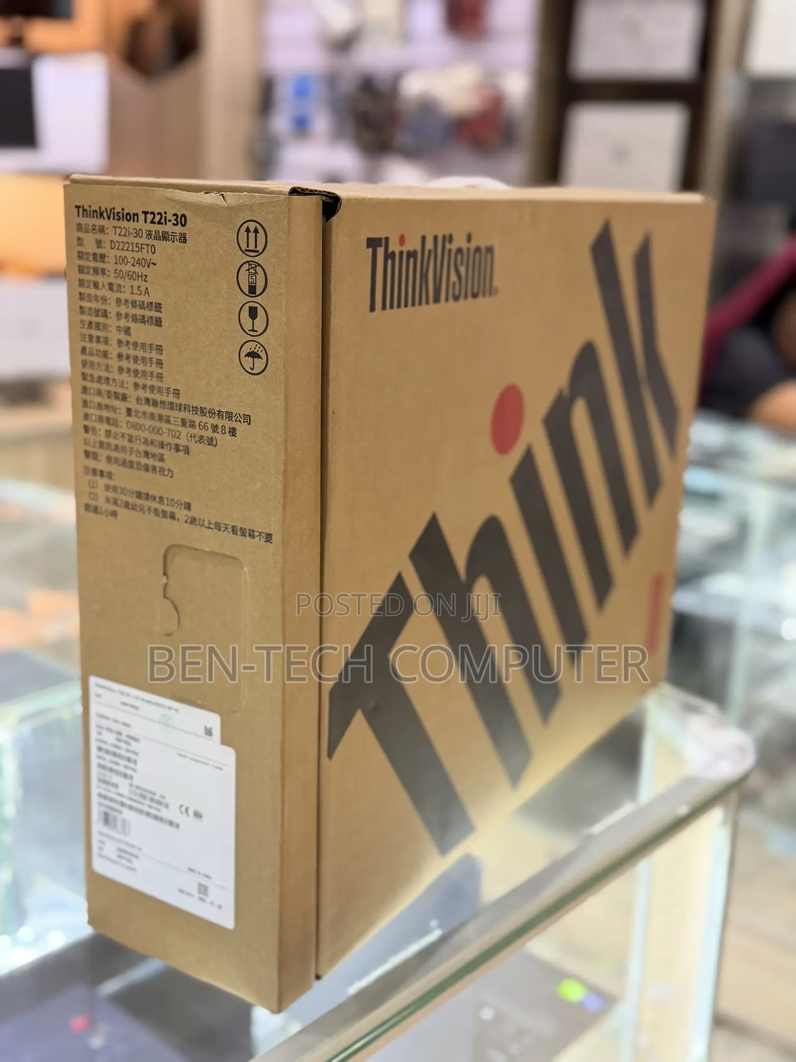 22inch Monitor Ips Brand New Lenovo