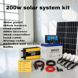 200W Premium Solar System Package – Durable Efficient