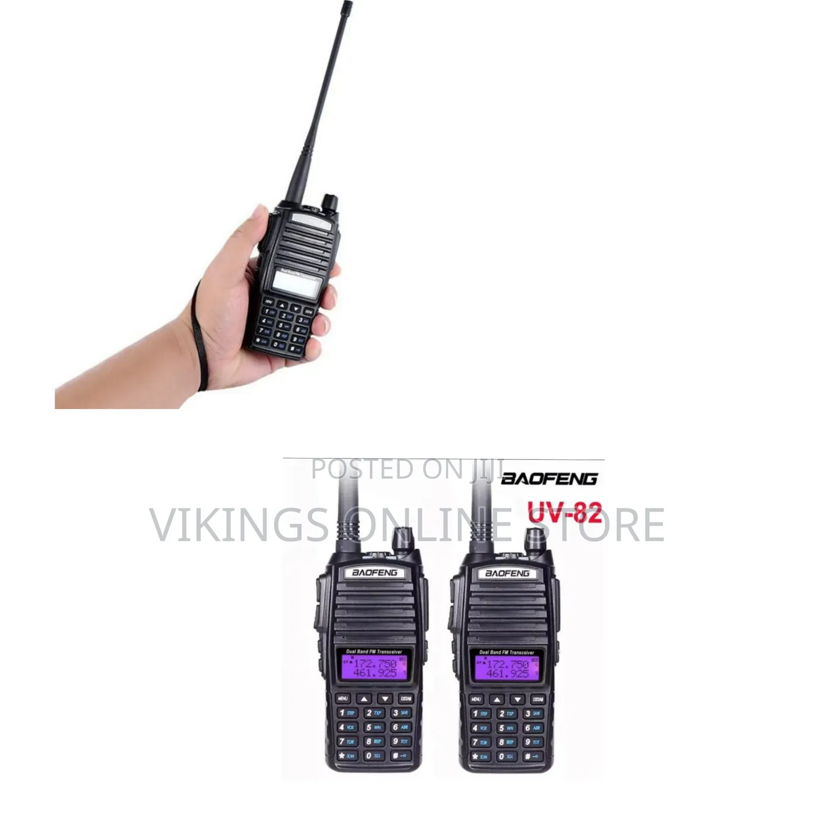 Baofeng Walkie Talkie UV-82 Wireless Hand Radio High-Powered Bigger