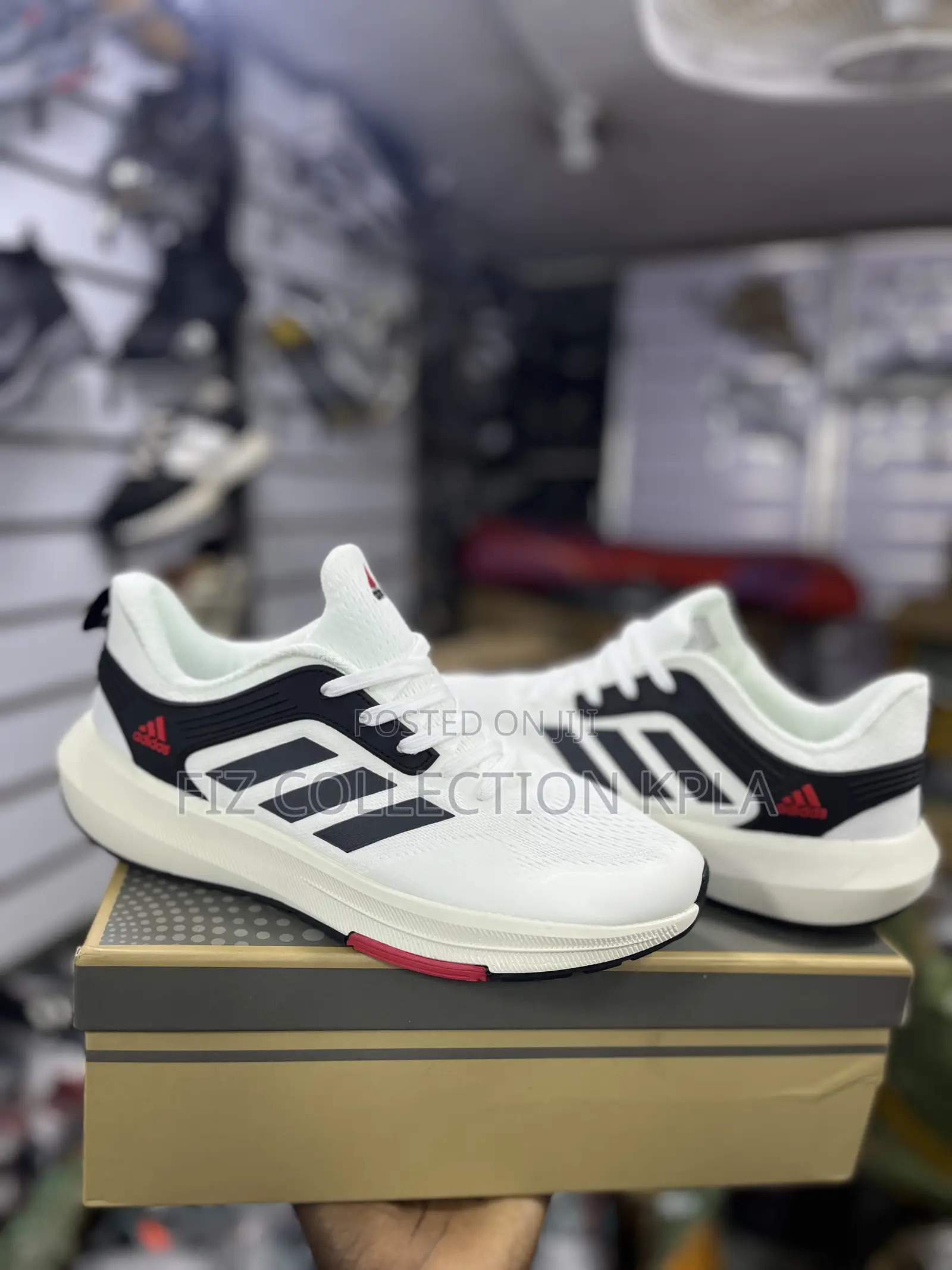 Original Adidas White Mesh Trainers PremiumComfortable Sports Sneakers