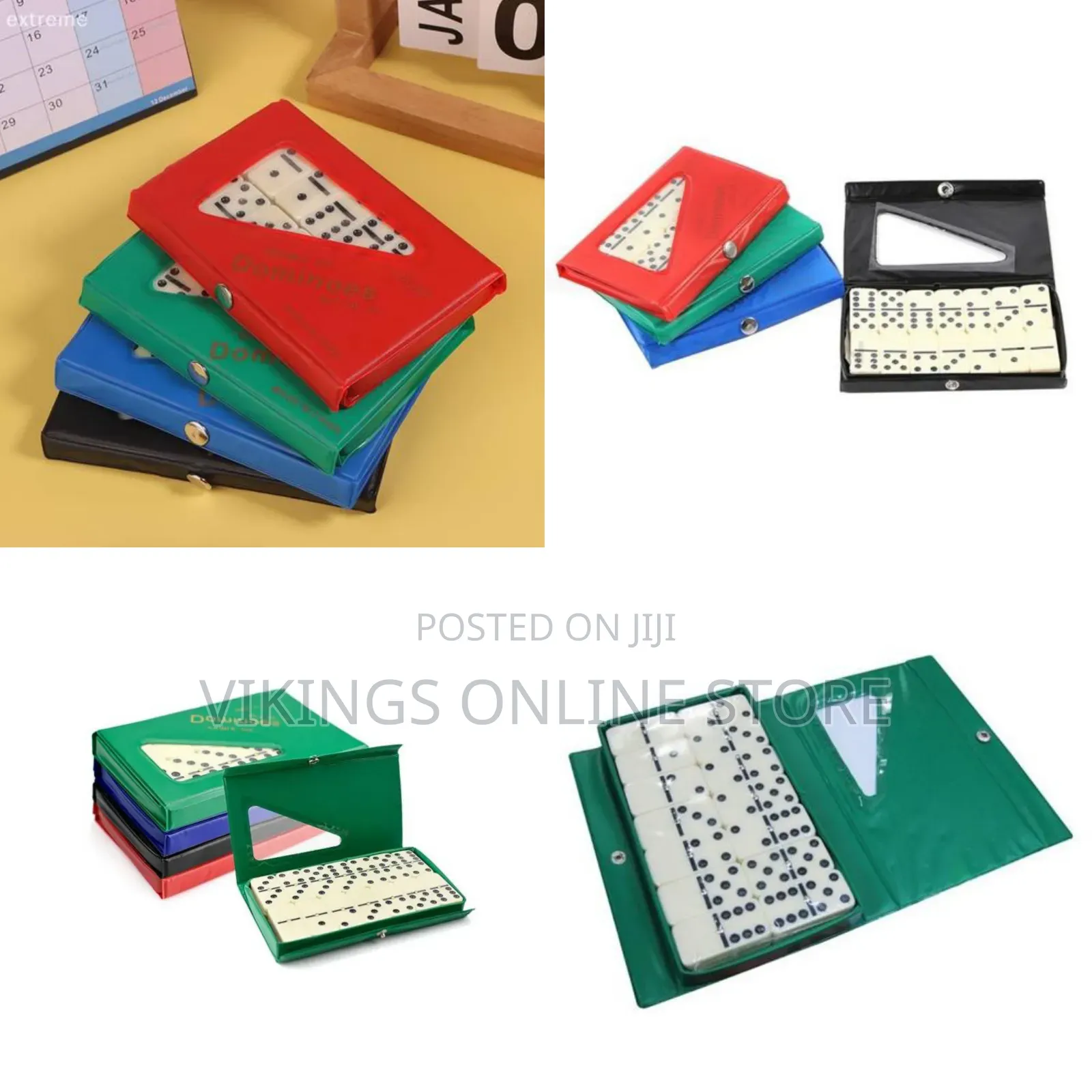 1 Set of Dominoes Set Puzzle Game Activity Travel Game Fun Classic
