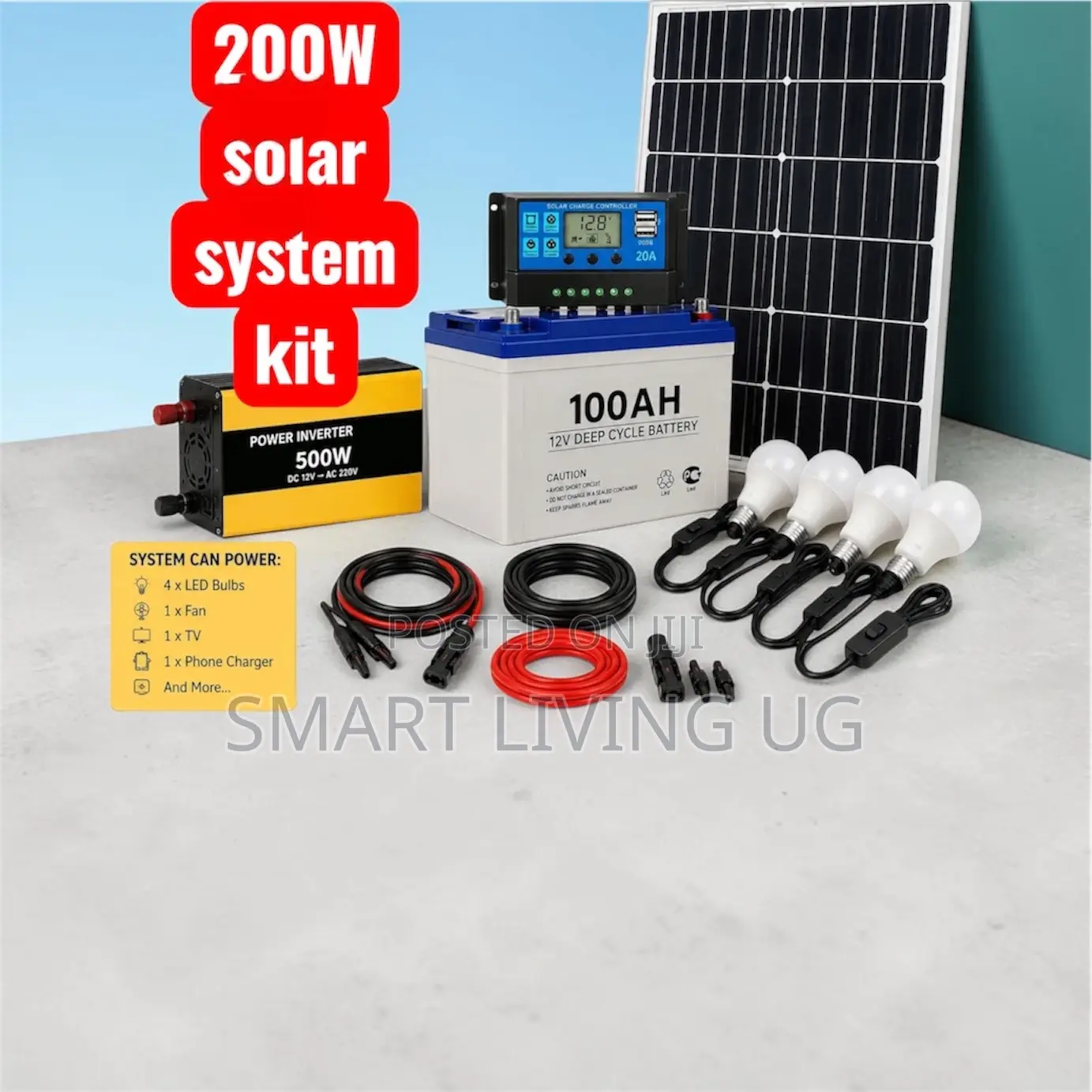 Power Your Home With a 200W Complete Solar System