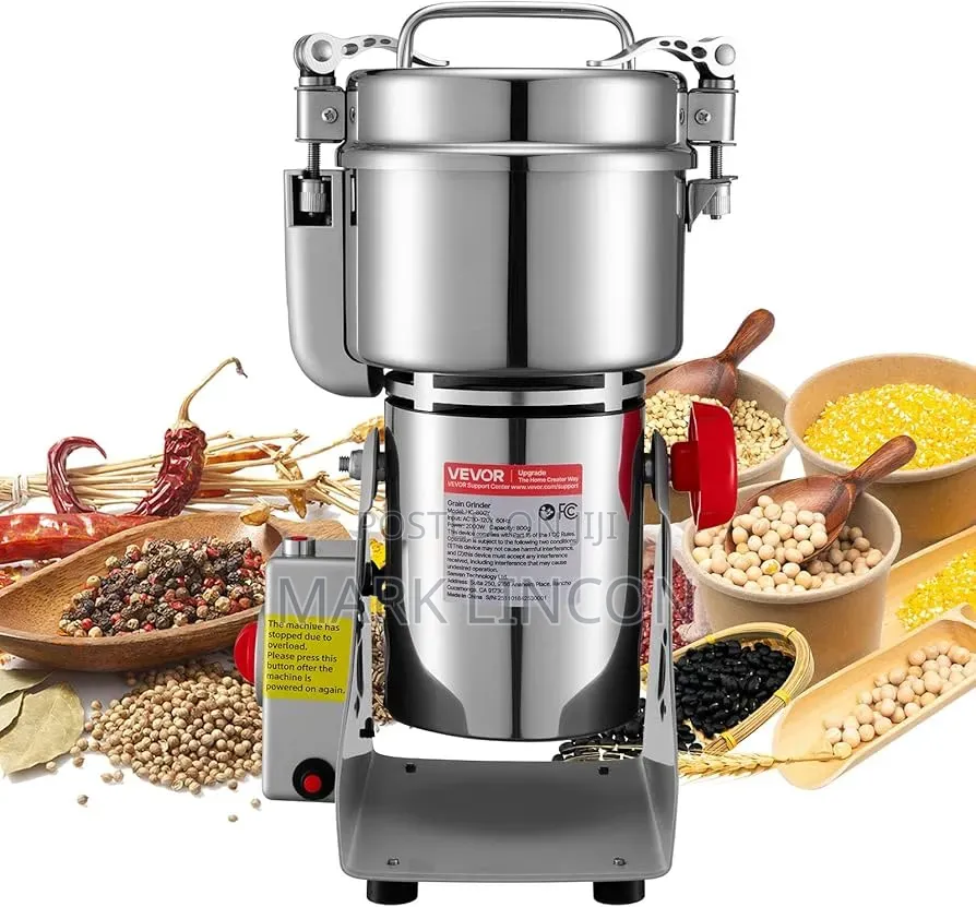 Hoffmans 500g Commercial Electric Grain and Spice Grinder