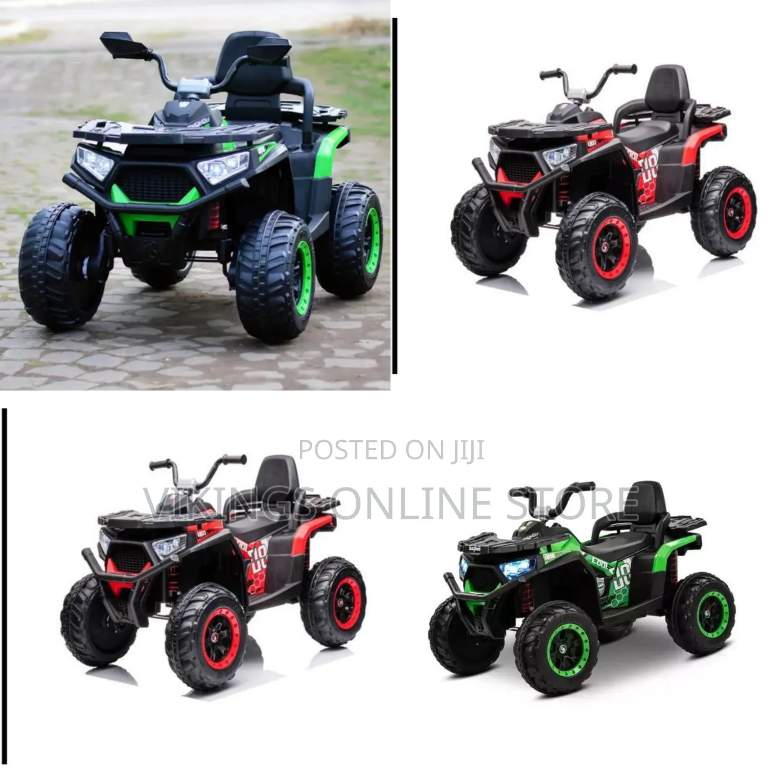 12V Electric ATV Car Toy Battery-Powered RC Car Remote Kids Aged Upto