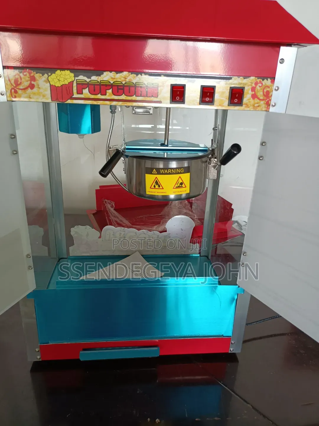 A Commercial Electric Popcorn Machine