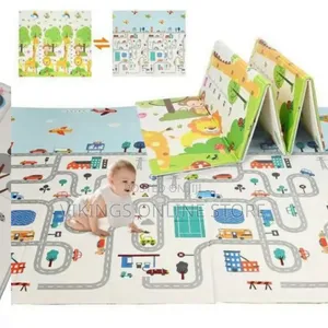 Baby Folding Play Mat Extra Large Foam Playmat Crawl Mat Reversible