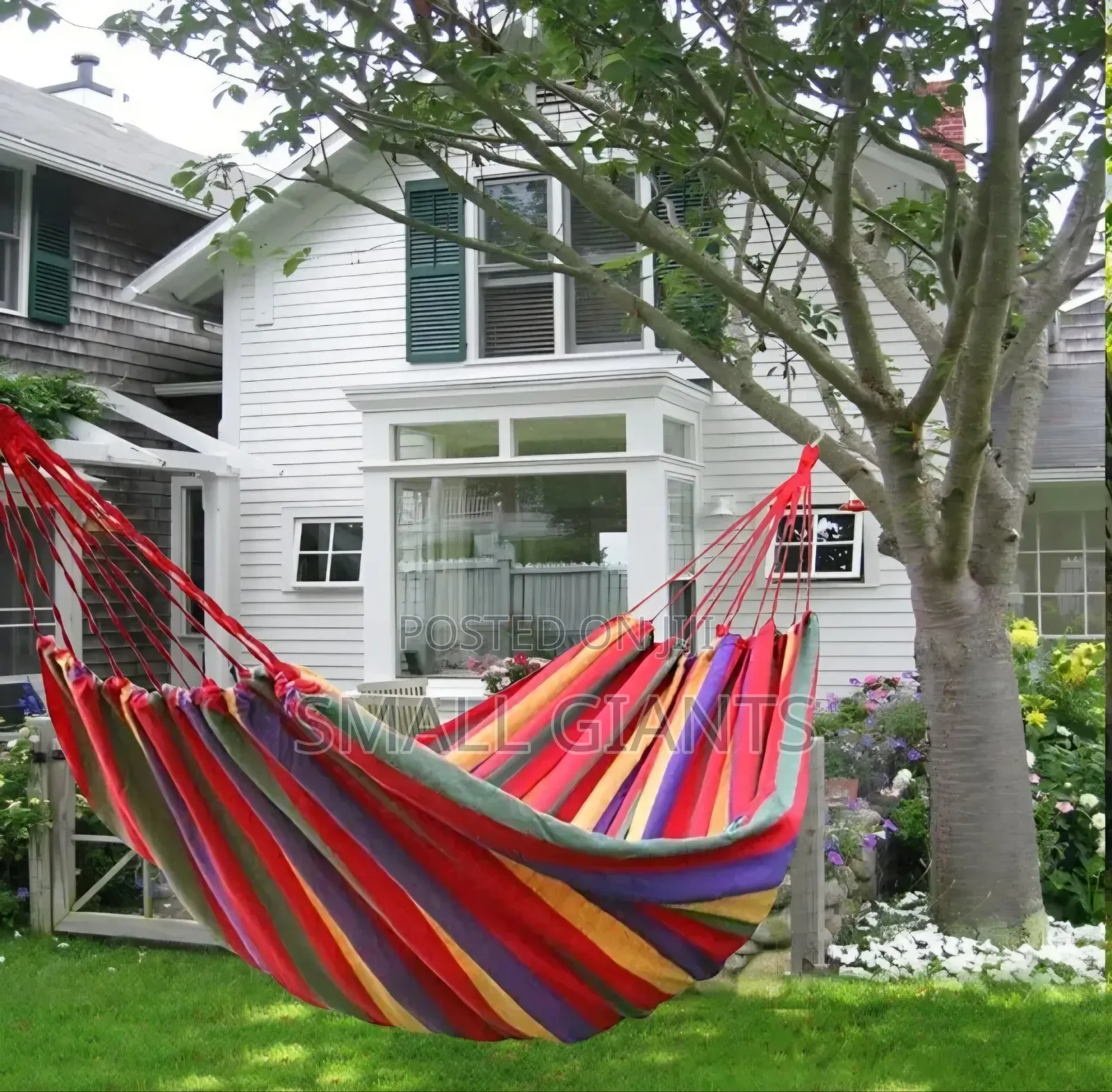 Striped Canvas Hammock