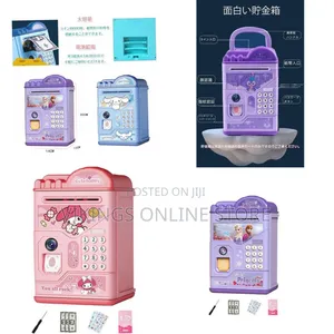 Electronic Automatic Money Insert, Bills, Coins, Piggy Bank