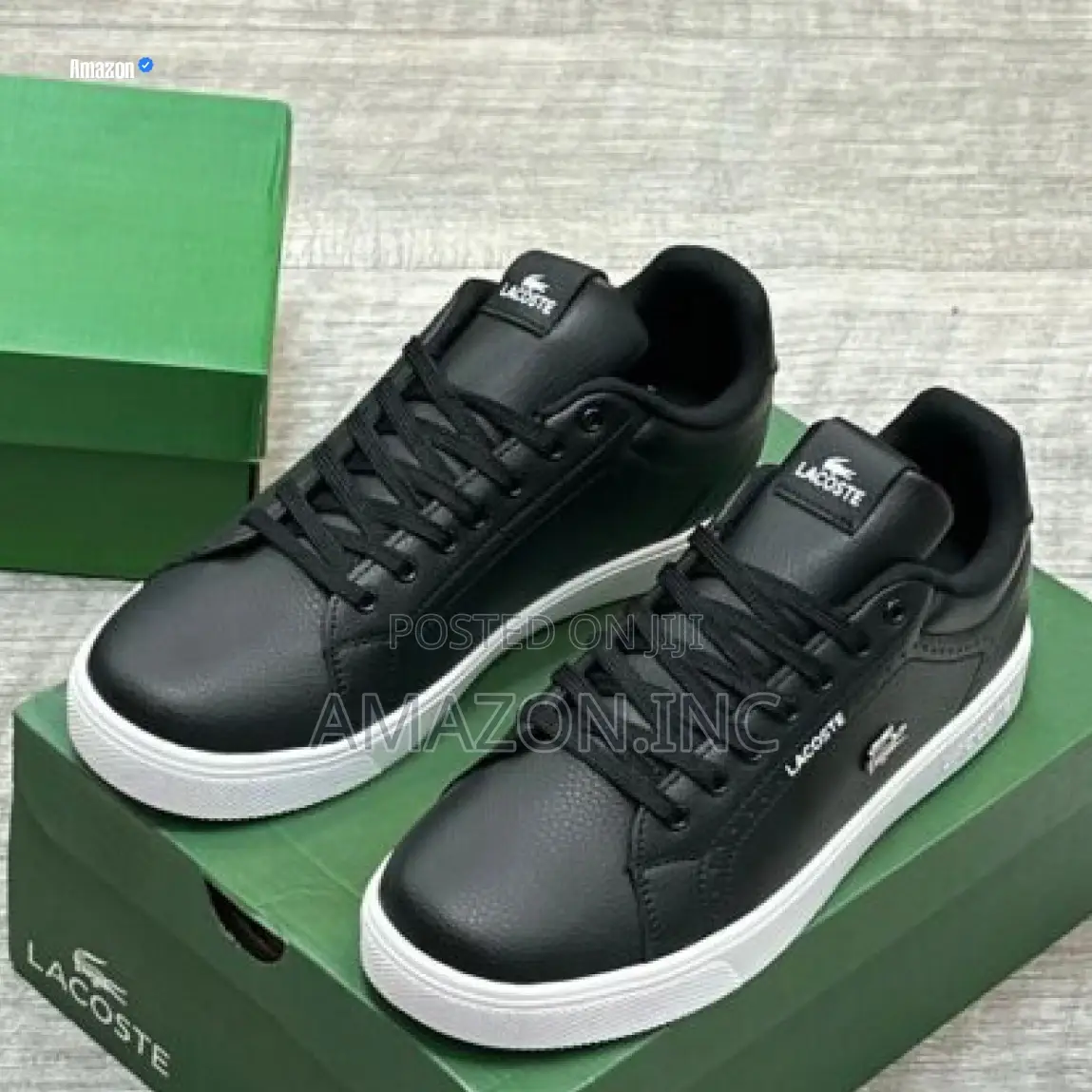 Lacoste Noiredge Black White Sneakers