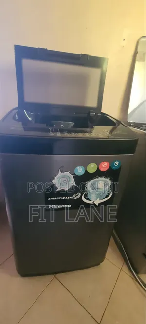 Hisense Washing Machine Silver 8kg Top Loader Automatic