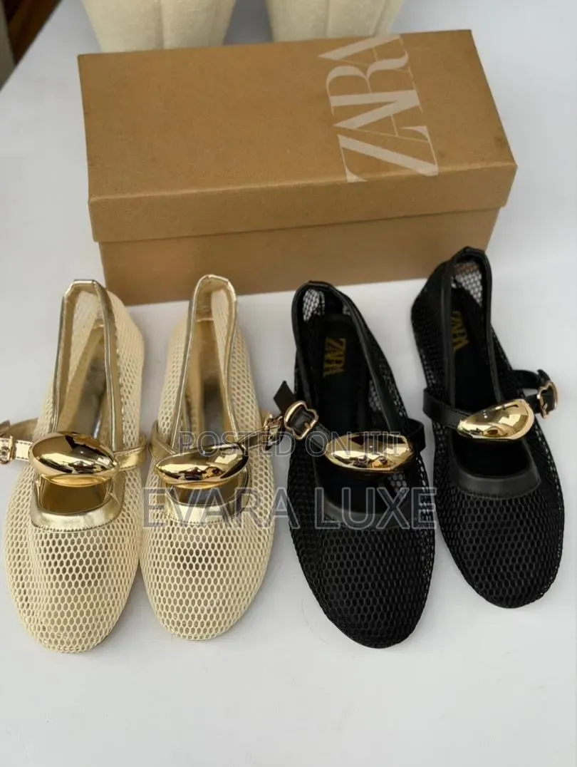 Zara Mesh Sandals