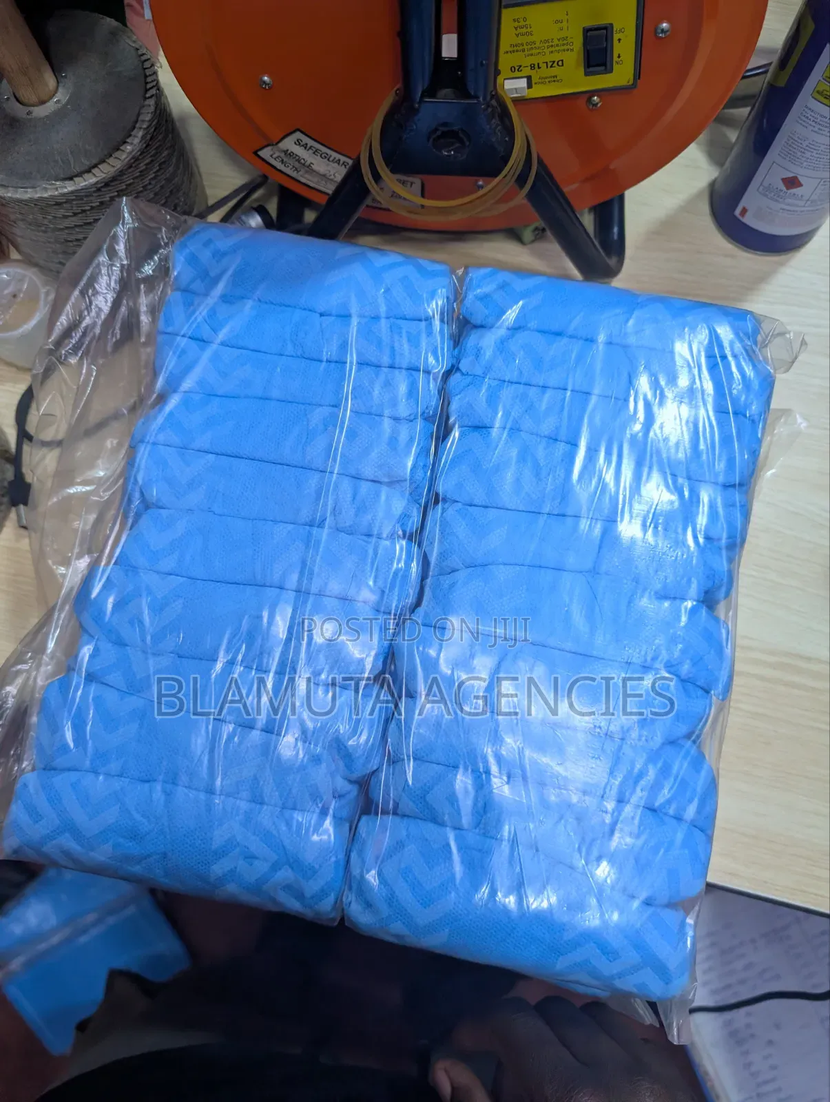 Disposable Shoe Covers Blue