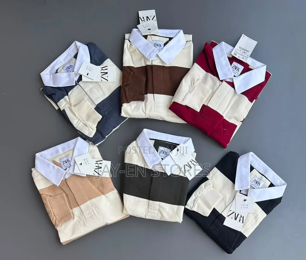 Long Sleeved Zara Stripped Tshirts