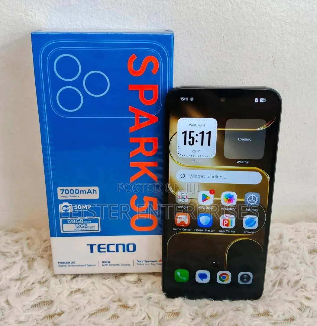 New Tecno Spark 50 128 GB Blue
