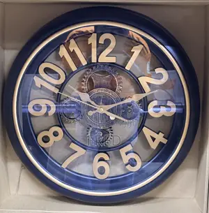 Industrial-Style Decorative Gear Wall Clock