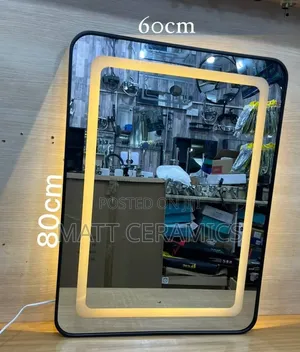 Black Frame LED Mirrors