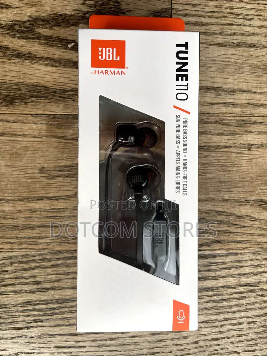 JBL Tune 110 (T110) in-Ear Wired Headphones