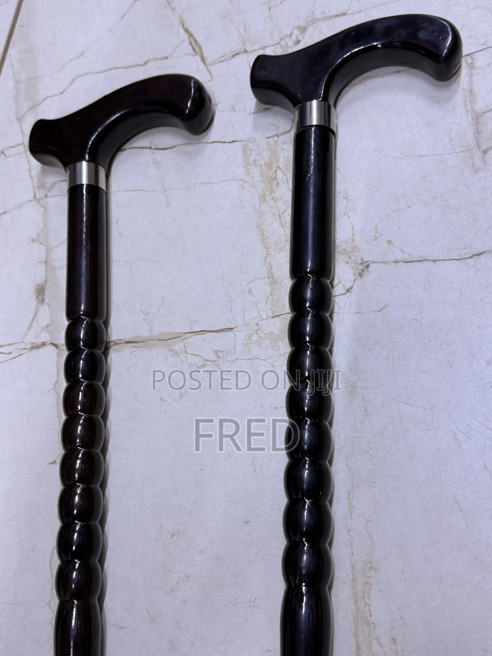 Black Wooden Walking Sticks