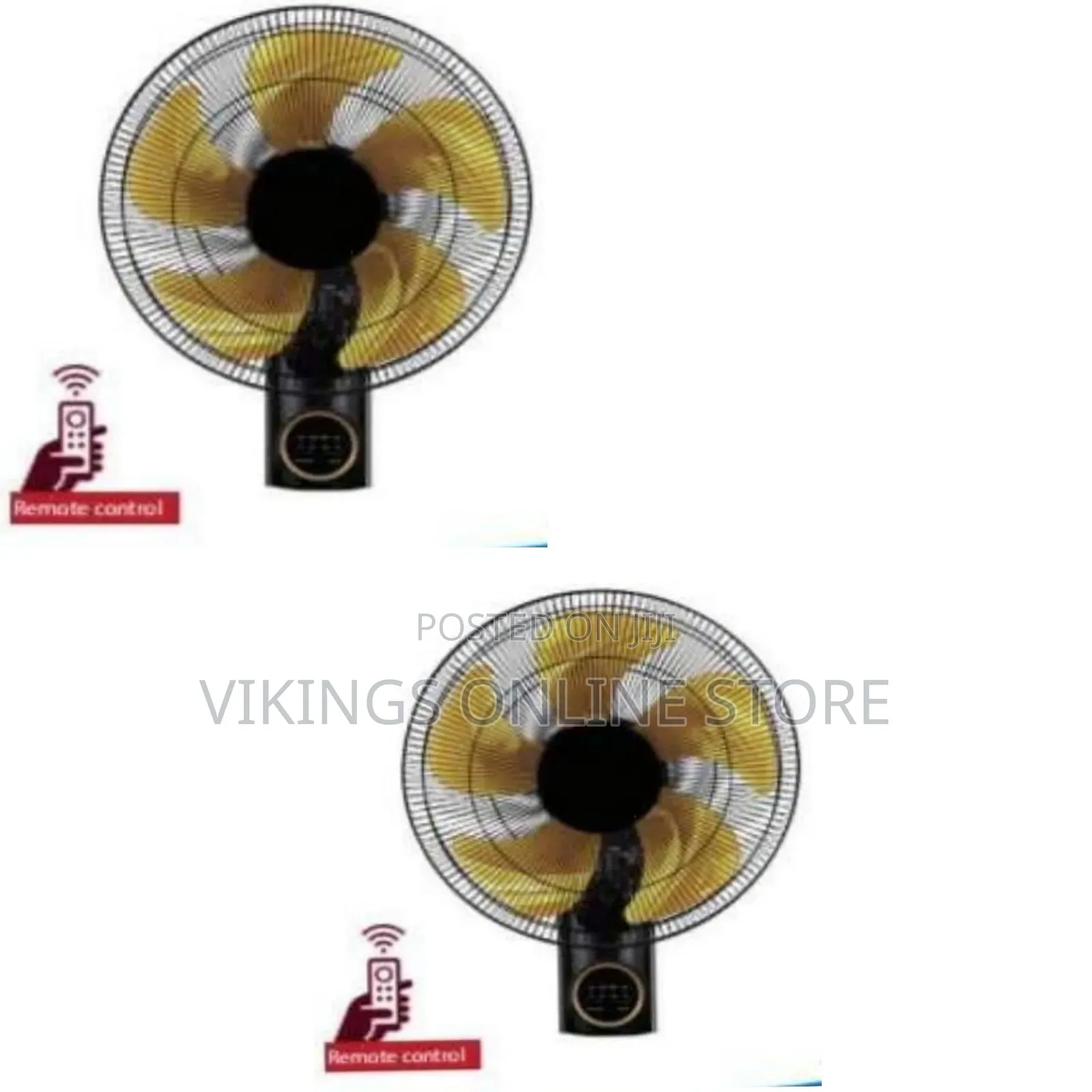 Digiwave DWWF4002 16 Inch Wall Fan With Remote 5 Blade Wing 3 Speed