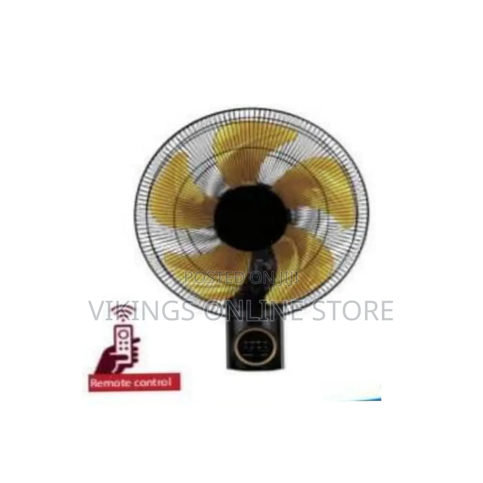 Digiwave DWWF4002 16 Inch Wall Fan With Remote 5 Blade Wing 3 Speed