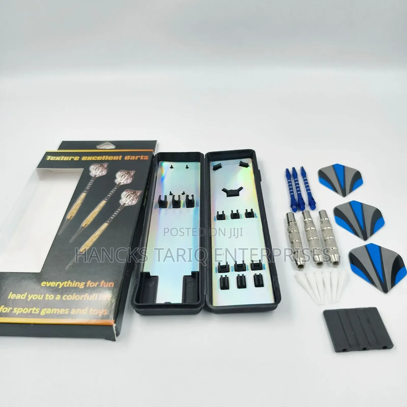 Set of Steel/Soft Tip Darts With a Storage Case.