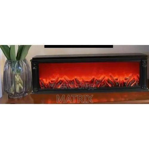Plastic LED Fireplace for Public Room and Home Ambiance.
