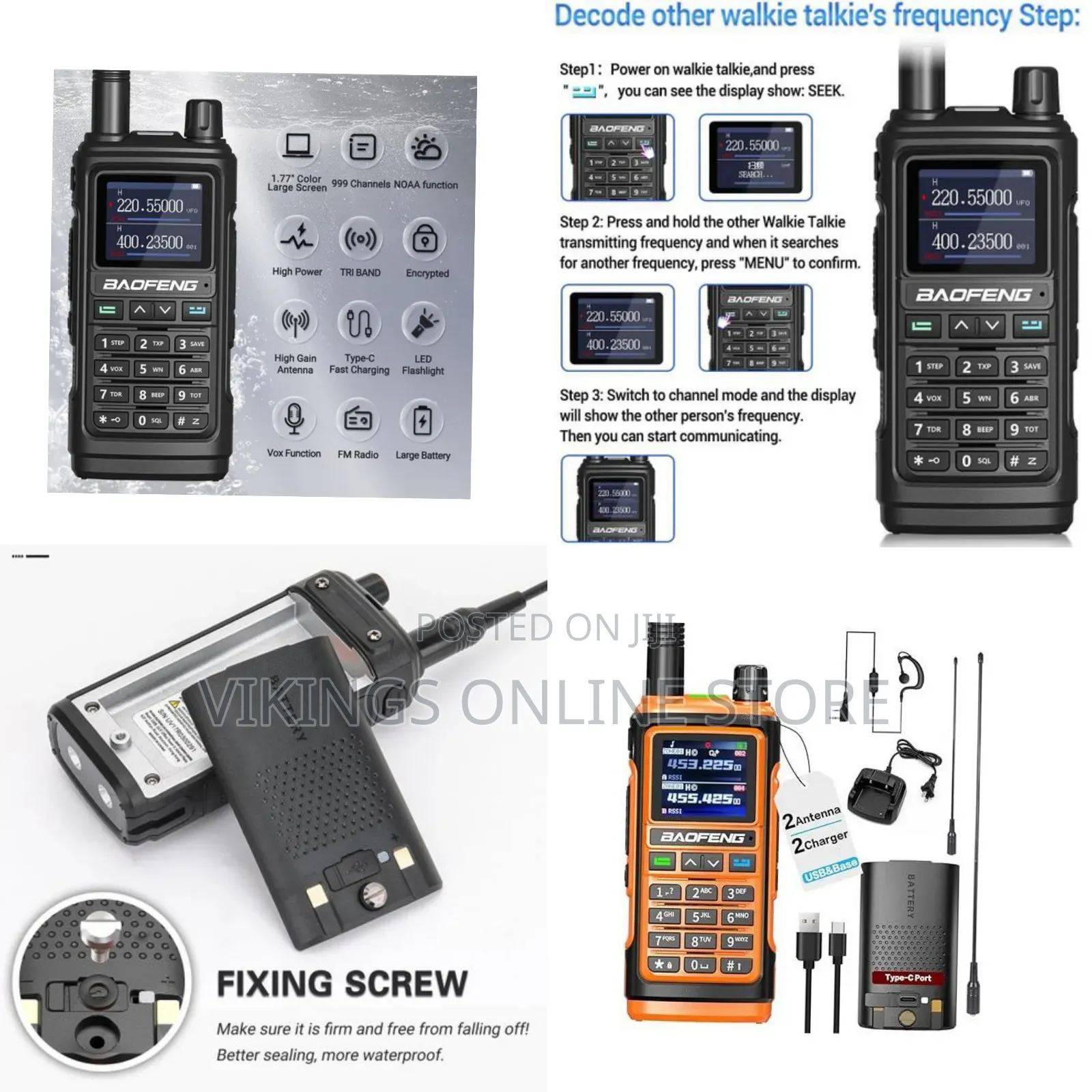 Baofeng UV-17R Ham Radio Upgrade Uv-5r Two Way Radio Long Range Dual