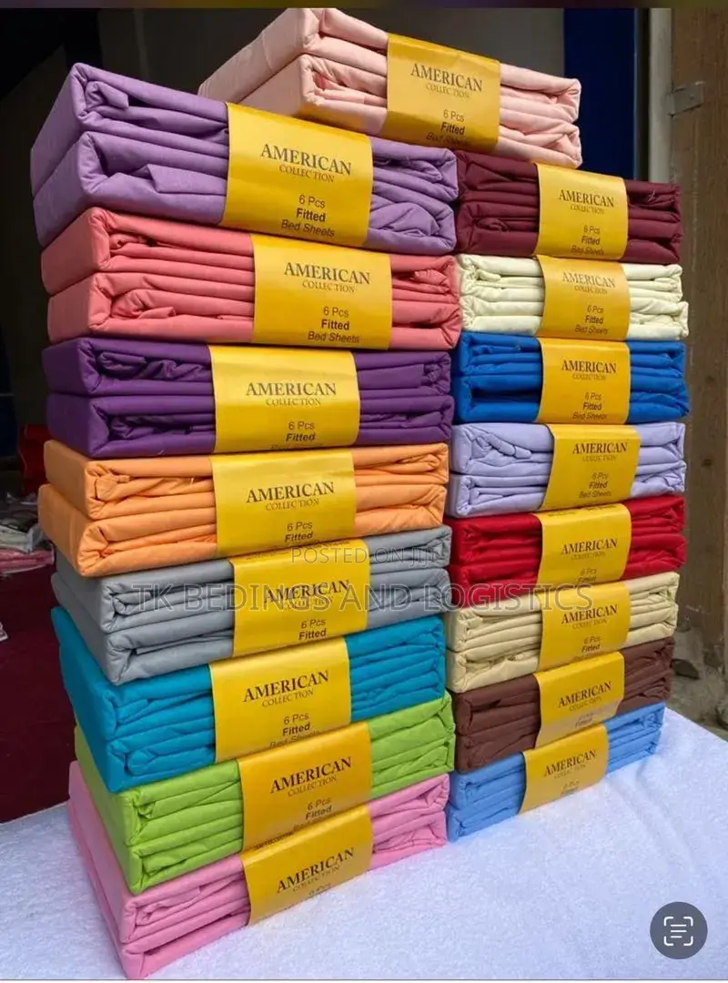 Plain American Bedsheet (Fitted)