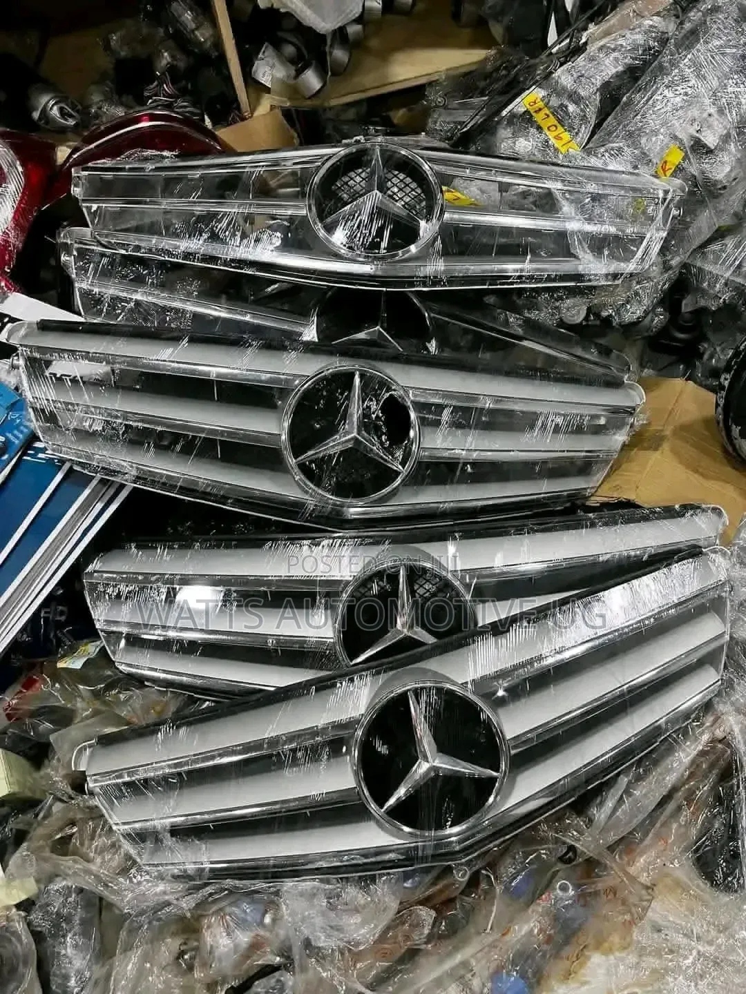 Mercedes Benz Front Bumper Grilles
