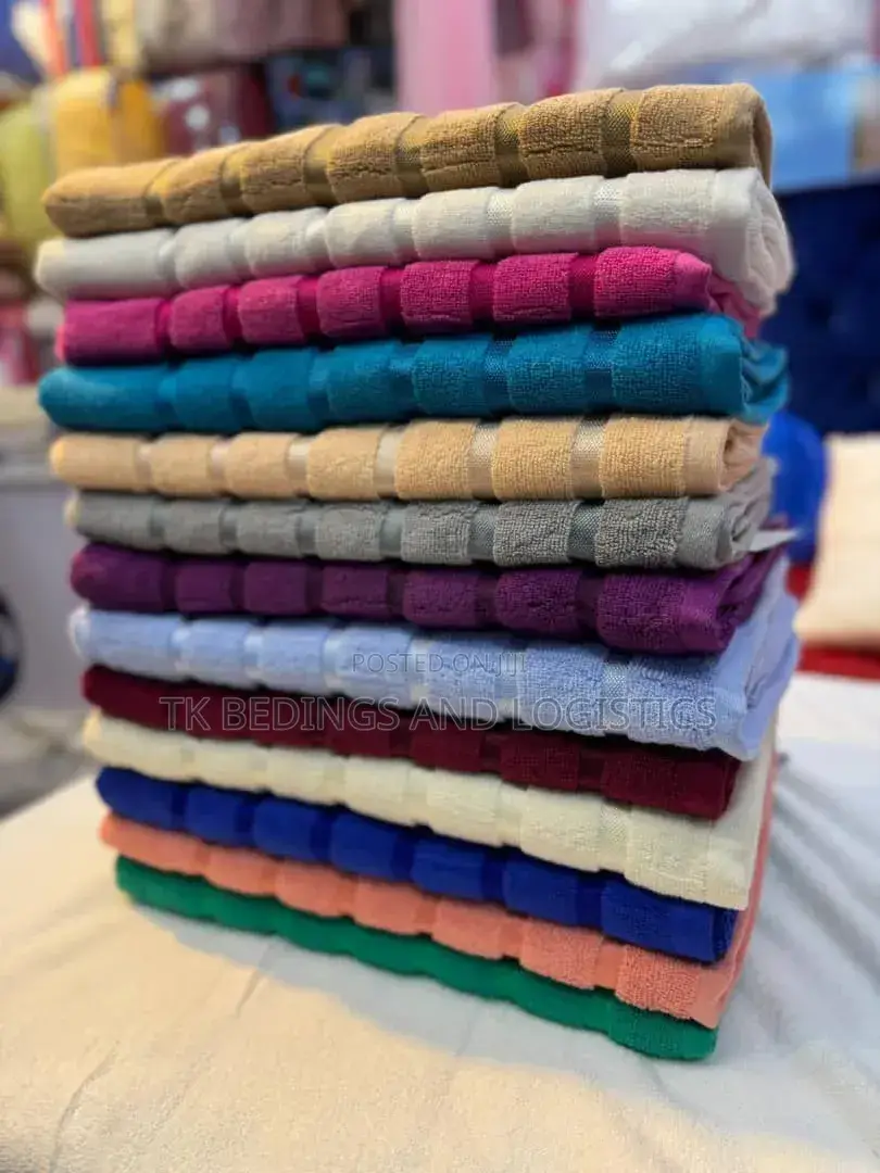 Six Line Colored Towels