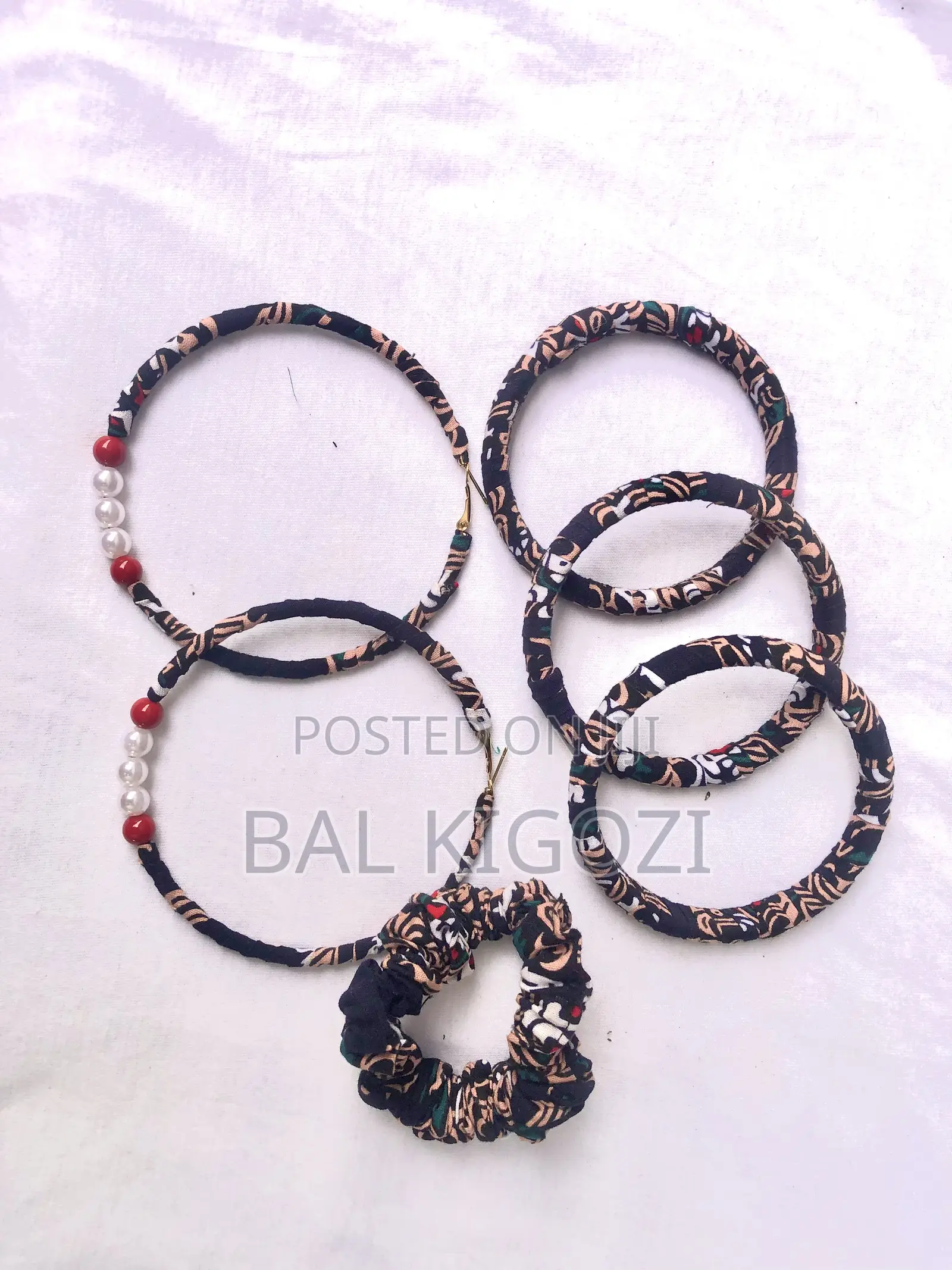 Bangles, Earrings, Scrunchies Set