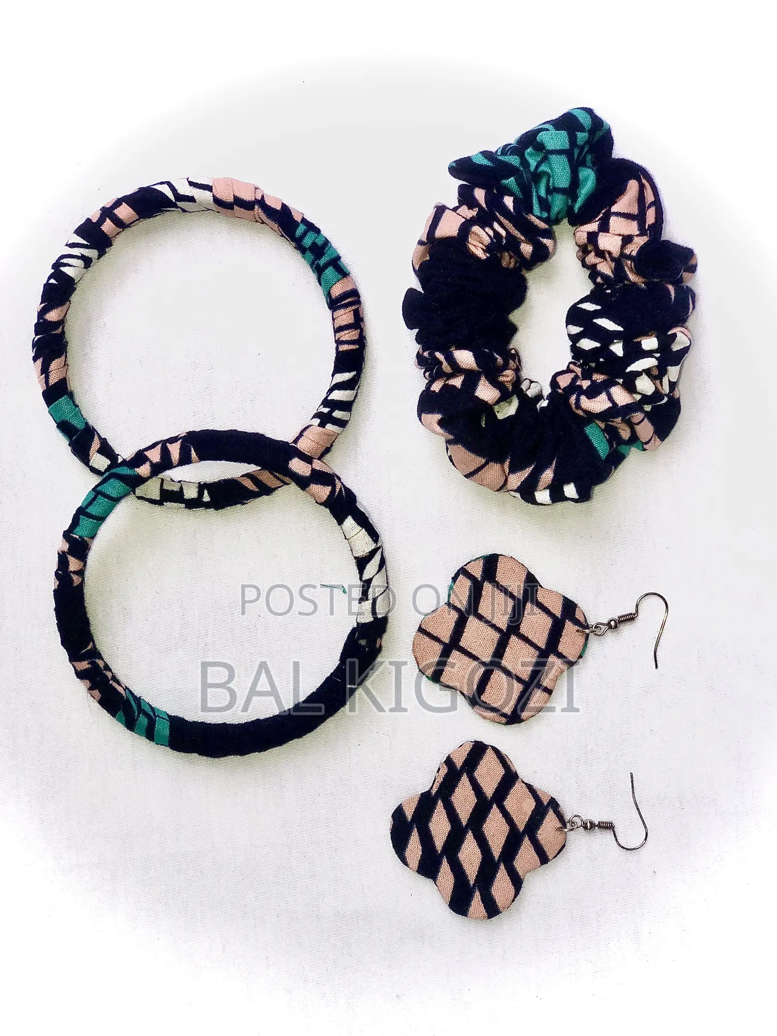 Bangles, Earrings, Scrunchies Set