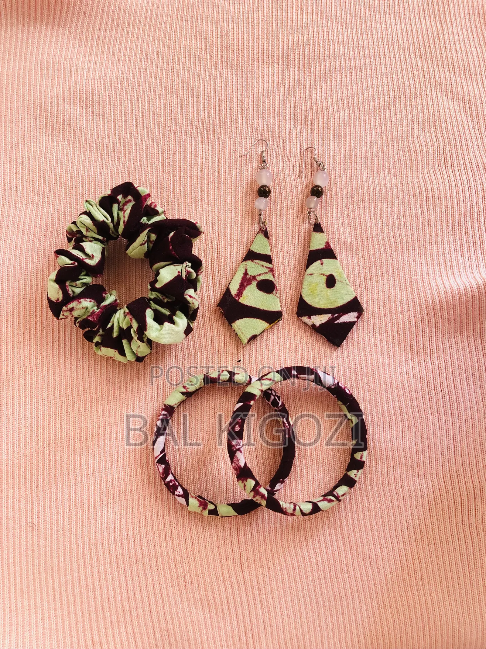 Bangles, Earrings, Scrunchies Set