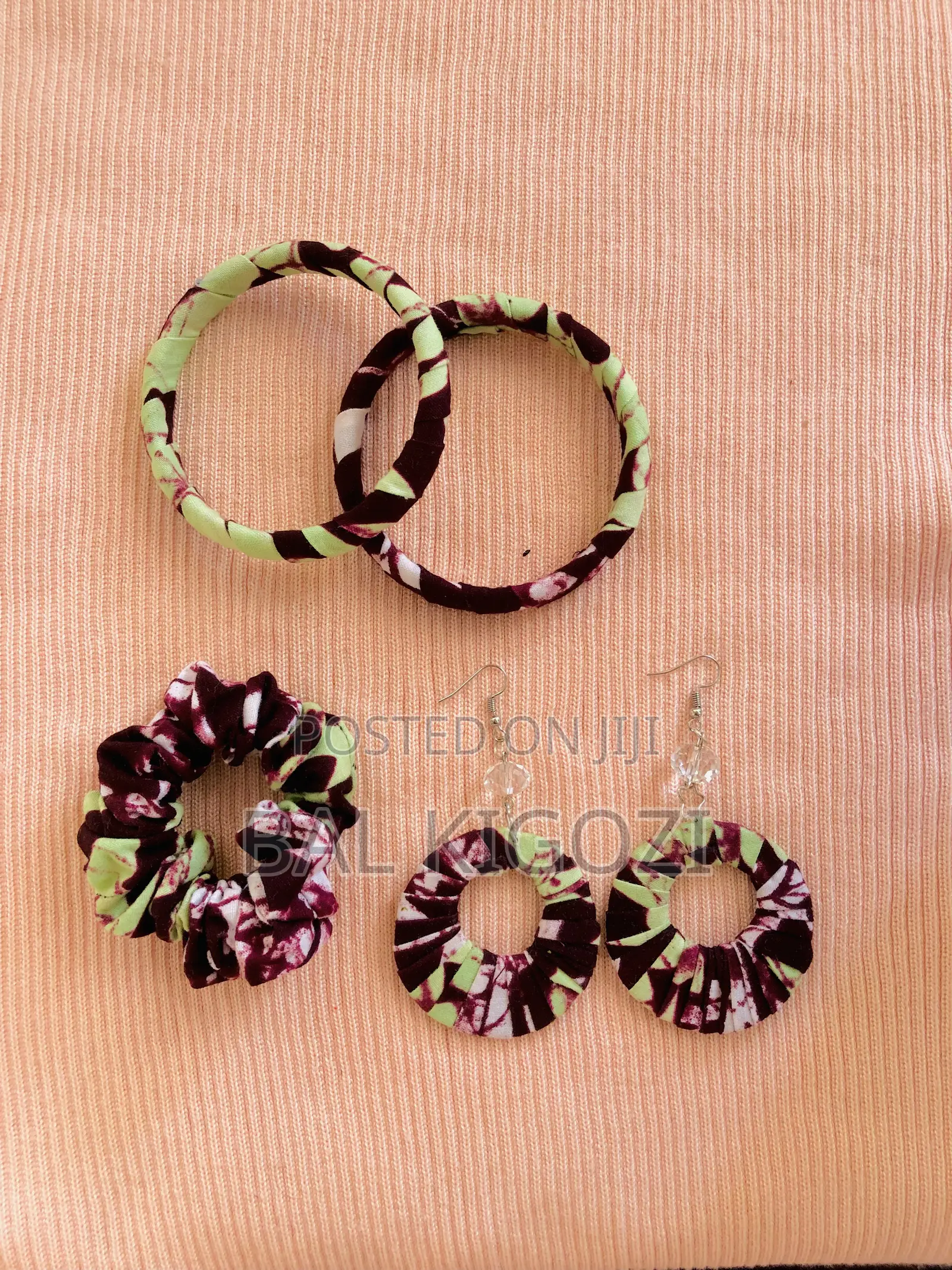 Bangles, Earrings, Scrunchies Set