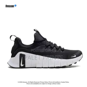 Black and White Nike Free Metcon 6 Sneakers